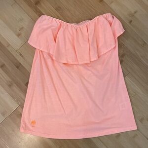 Lilly Pulitzer Wiley Top - Light Orange - Size XS